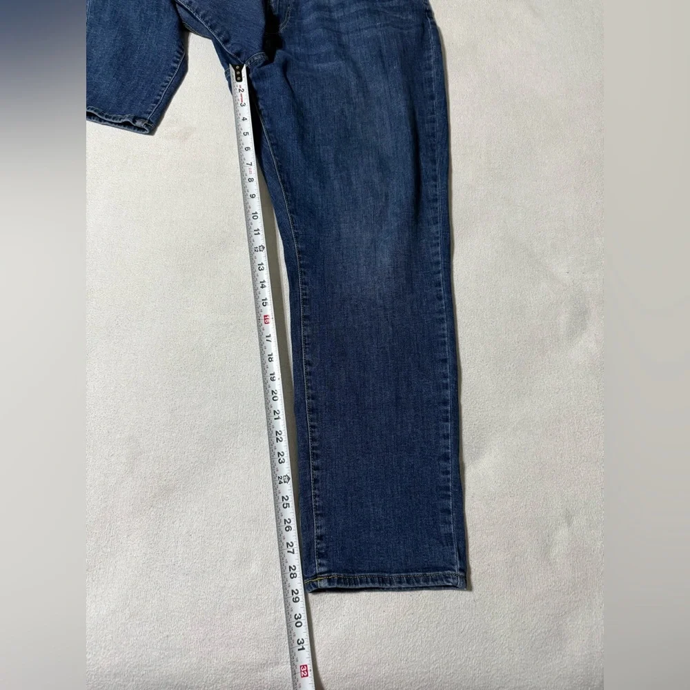 Lucky Brand Jeans Mens 38x29 Blue 410 Athletic Straight Medium Wash Denim‎